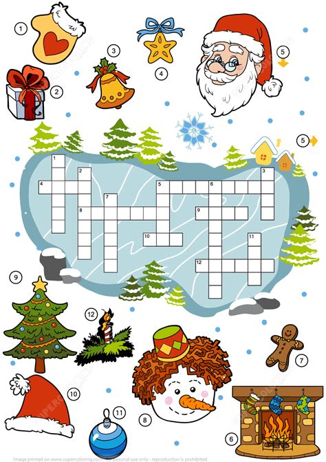 Christmas Puzzle Printable